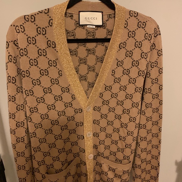 gold gucci sweater